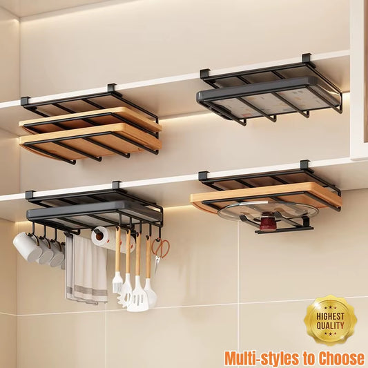 Kitchen Under Cupboard Hanging Organizer