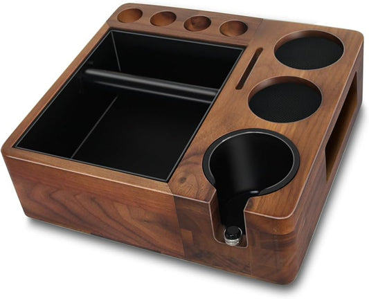 Wood Espresso Tamper Station — 51 - 58 mm