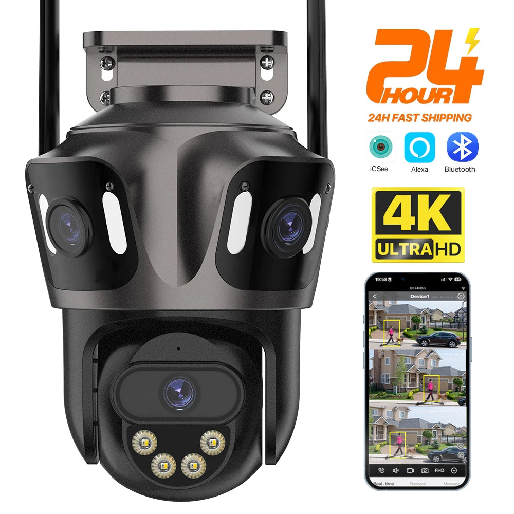4K AI Security Camera Outdoor