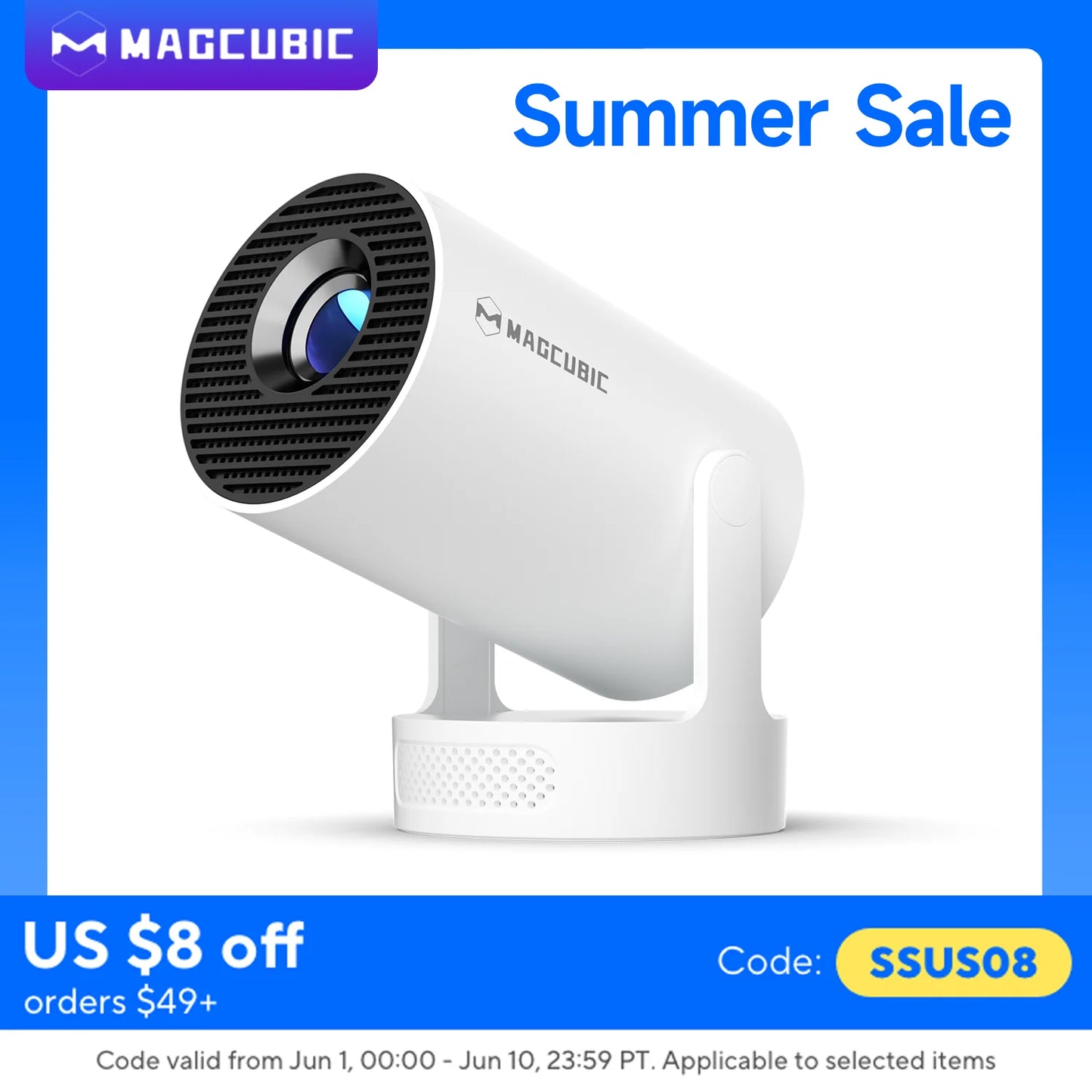 Magcubic HY300 Pro Android WiFi Mini Projector