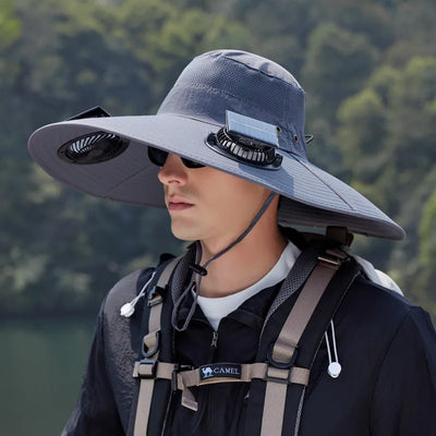 Solar Fan Hat