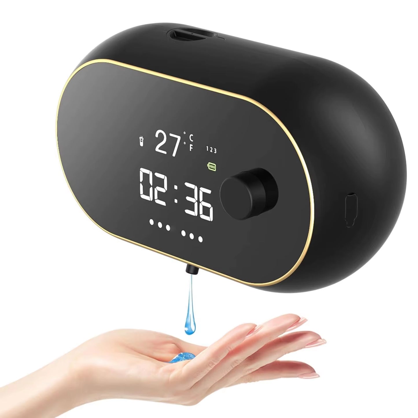 450ML W2 Large Capacity Touchless Wall-Mounted Rechargeable Infrared Induction Automatic Smart Sensor Foam/Liquid Soap Dispenser