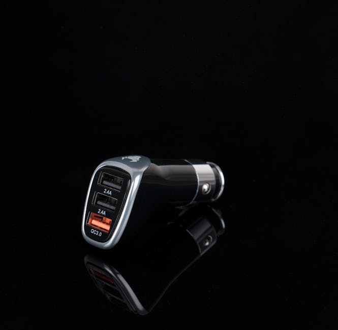 100W USB-C Fast Car Charger – Dual Port