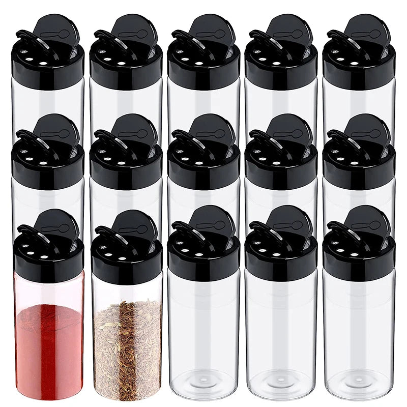 Clear Plastic Spice Jar Shaker