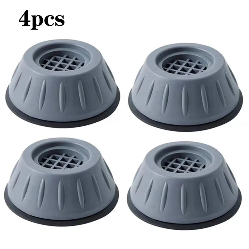 4 Pack of Shockproof Washing Machine Pads - Anti-Slip, Shock-Absorbing and Noise-Reducing Pads for Washing Machine and Dryer Sup