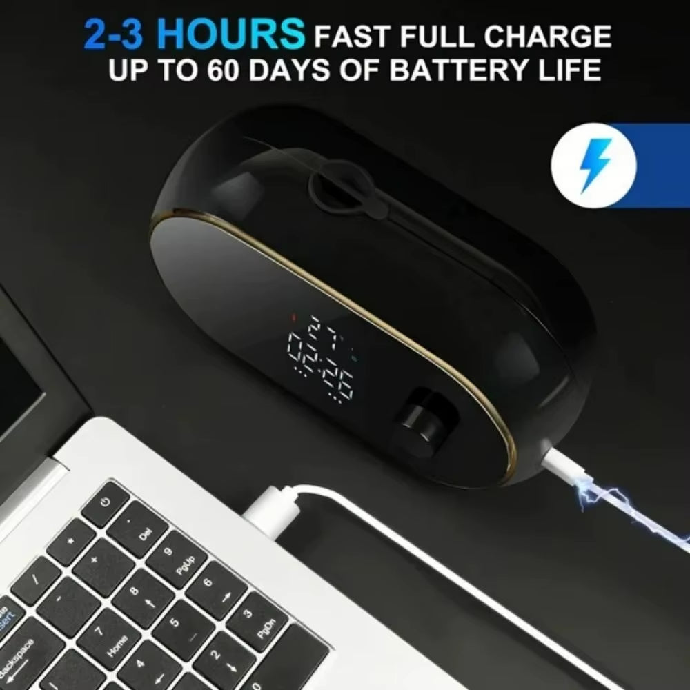 450ML W2 Large Capacity Touchless Wall-Mounted Rechargeable Infrared Induction Automatic Smart Sensor Foam/Liquid Soap Dispenser