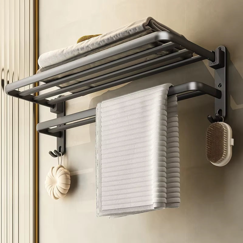 No Drill Wall Mounted Towel Rack