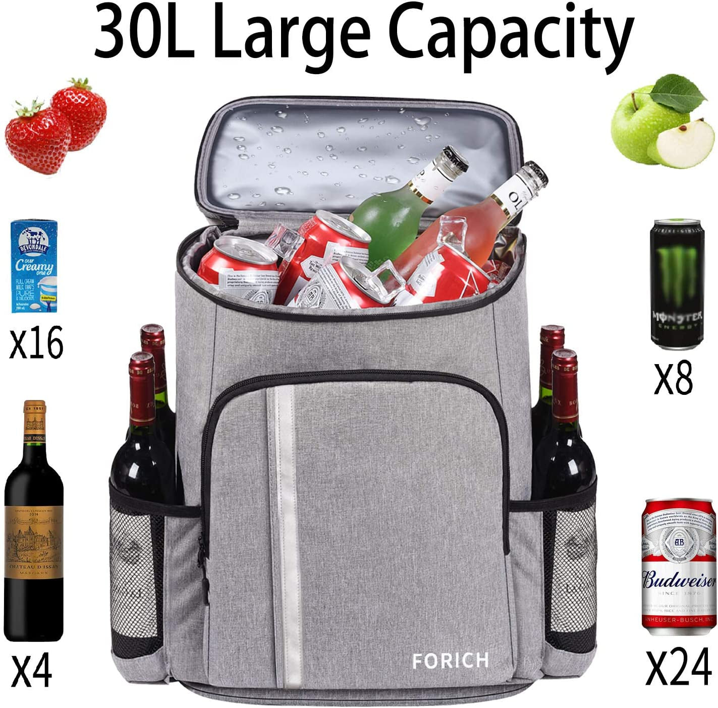 Leakproof Insulated Backpack Cooler