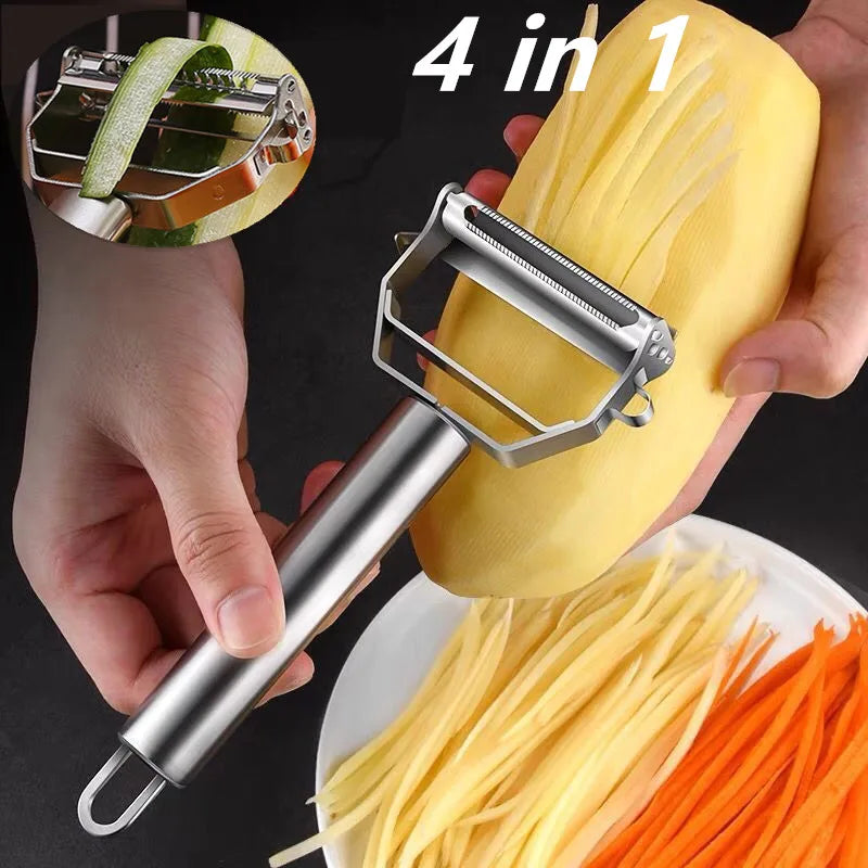 Stainless Steel Multifunctional Vegetable/Fruit Peeler