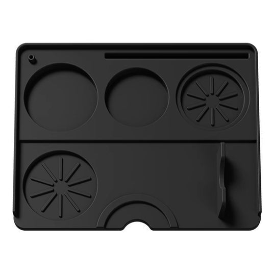 Silicone espresso tamping mat, top view