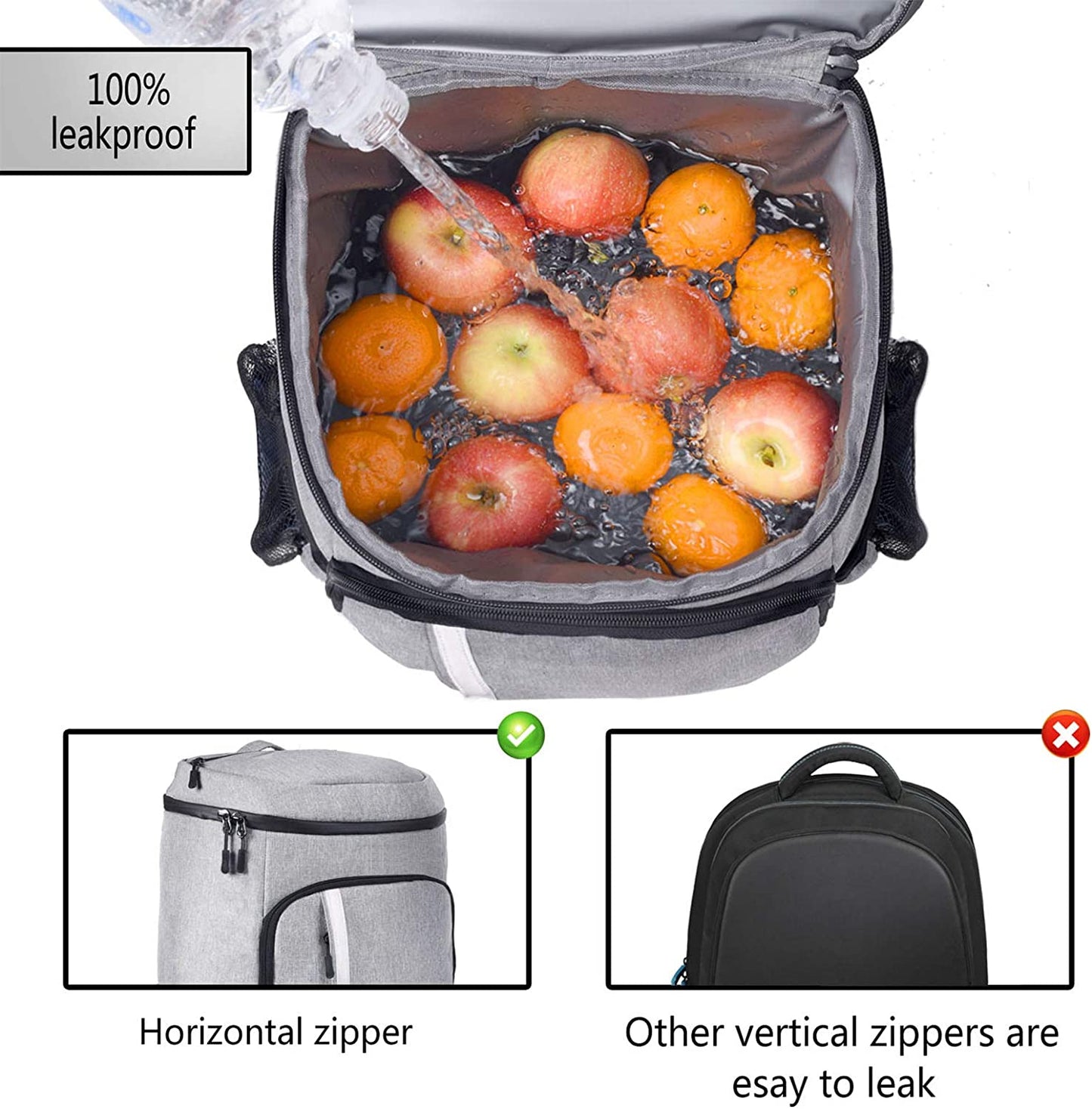 Leakproof Insulated Backpack Cooler