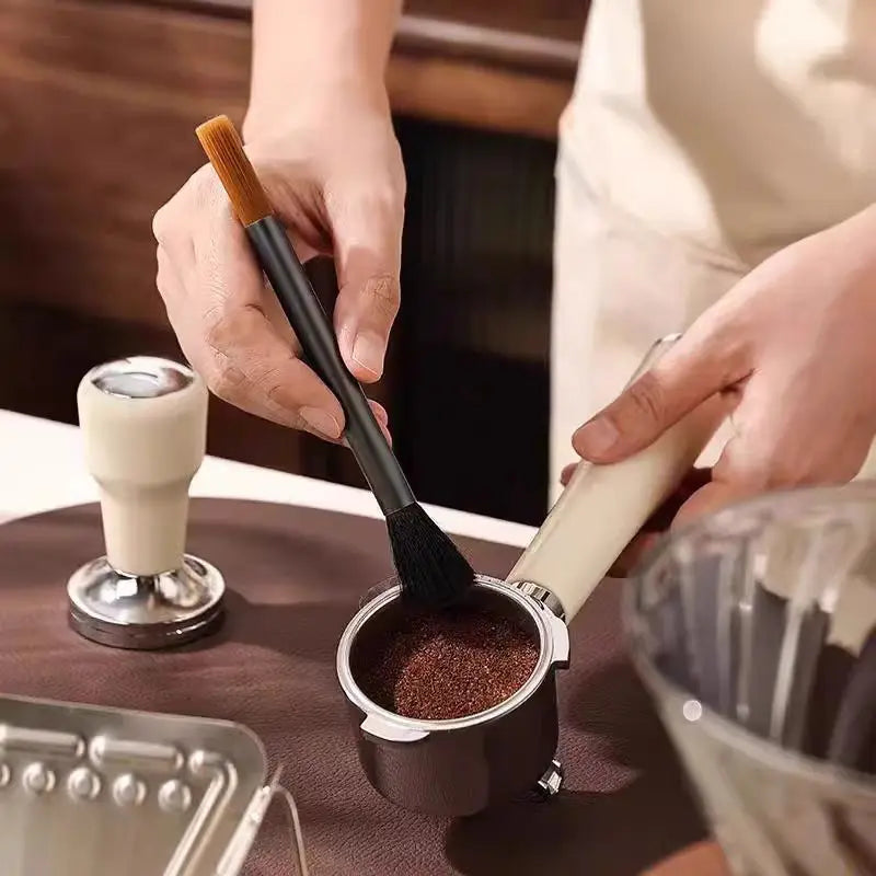 Coffee Brush Grinder Cleaning Brush Coffee Powder Cleaning Brush Brewing Head Brush Set Coffee Sweeping Brush Barista Tools