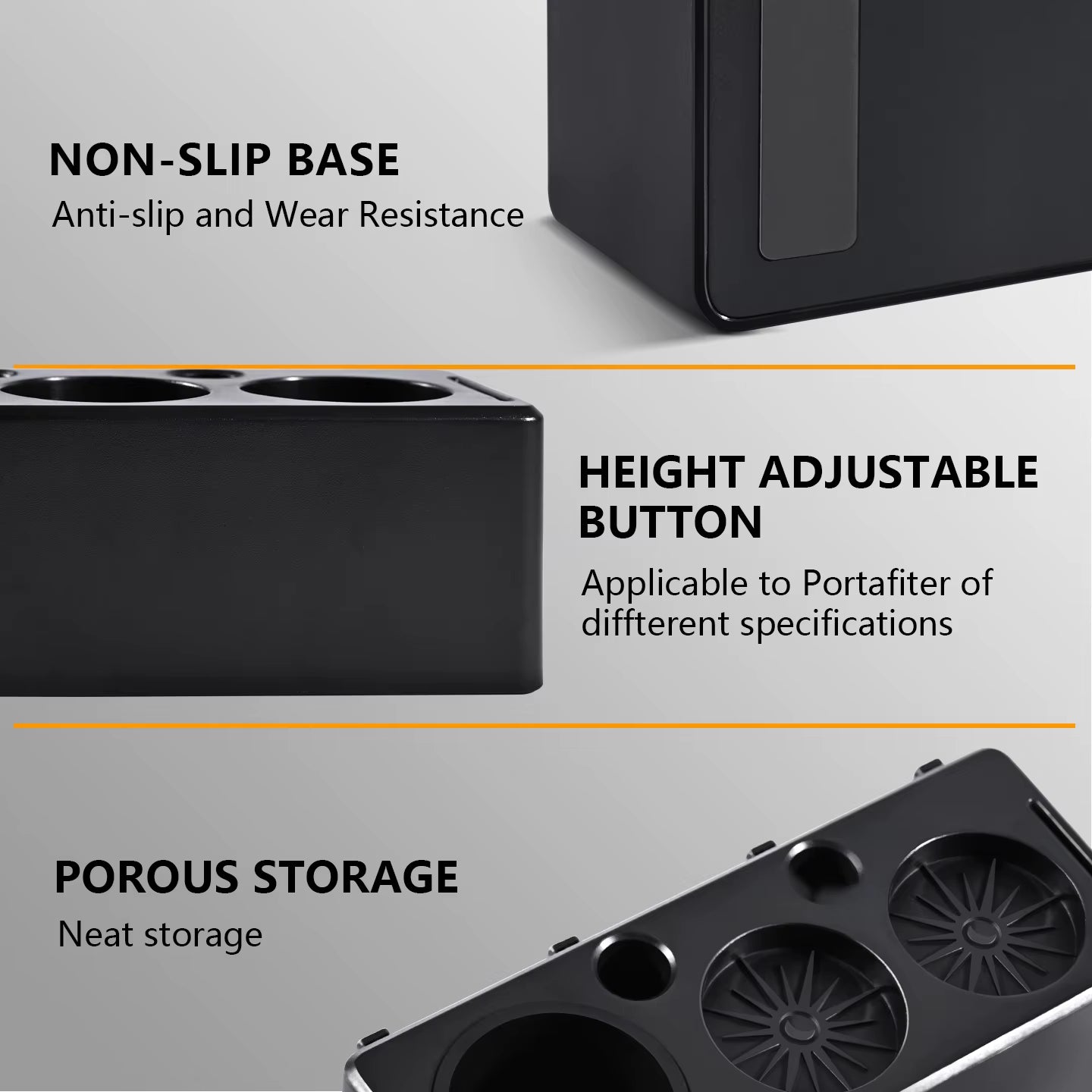 Coffee Tamping Station (Black/White)