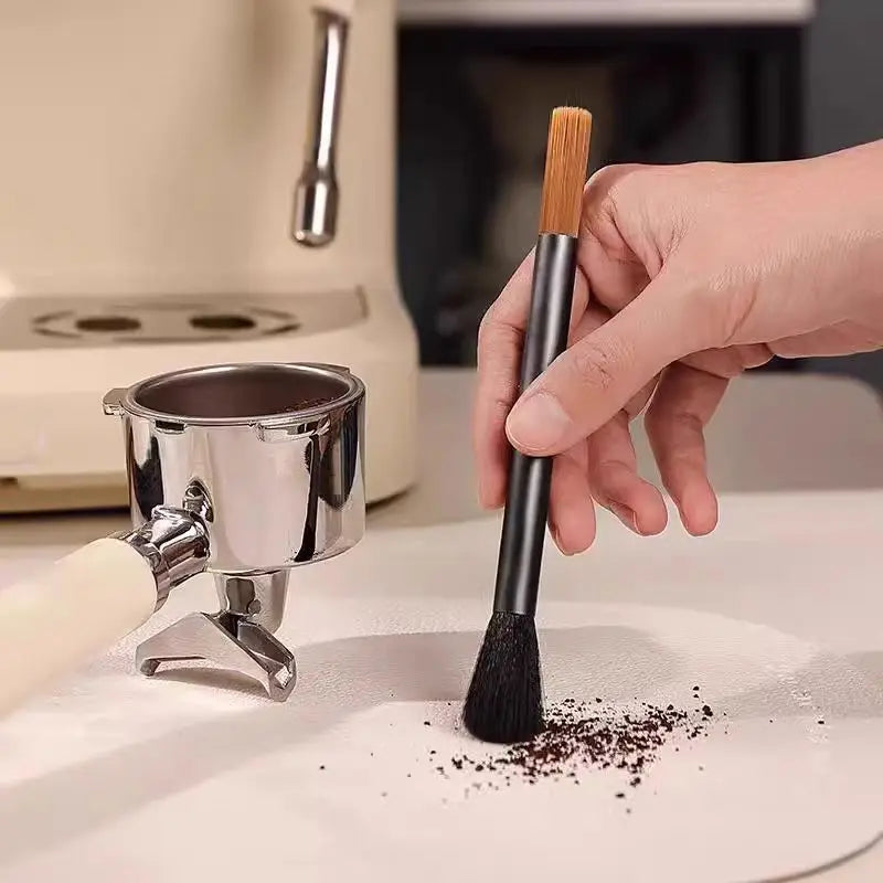 Coffee Brush Grinder Cleaning Brush Coffee Powder Cleaning Brush Brewing Head Brush Set Coffee Sweeping Brush Barista Tools