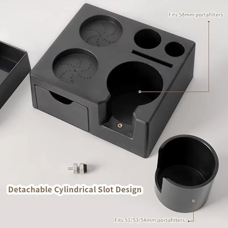 Espresso Tamping Station (Black/White)