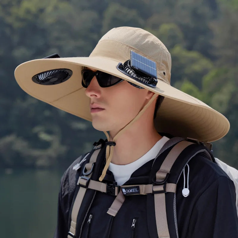 Solar Fan Hat