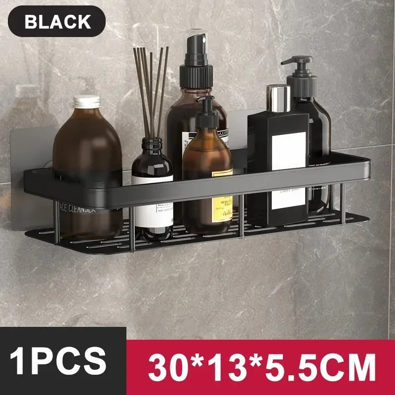 No Drill Bathroom Organizing Shelf