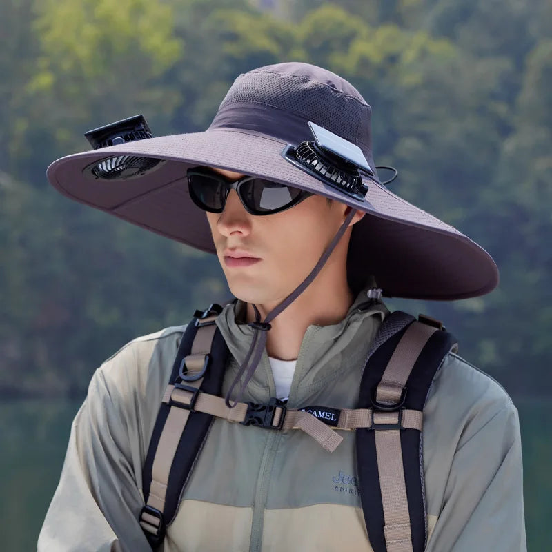 Solar Fan Hat