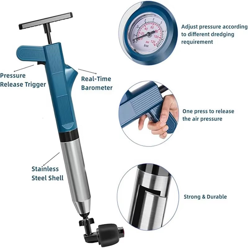 Pneumatic Toilet Plunger