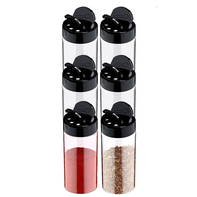 Clear Plastic Spice Jar Shaker