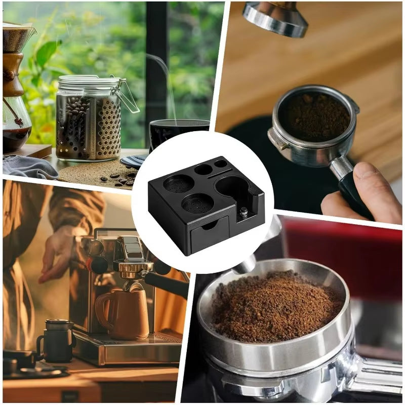 Espresso Tamping Station (Black/White)