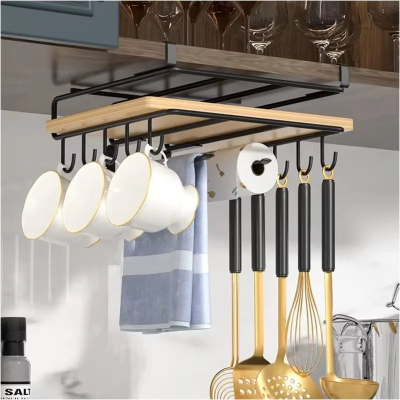 Kitchen Under Cupboard Hanging Organizer