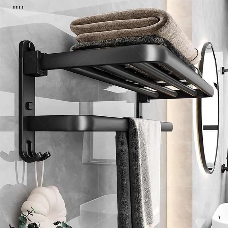 No Drill Wall Mounted Towel Rack