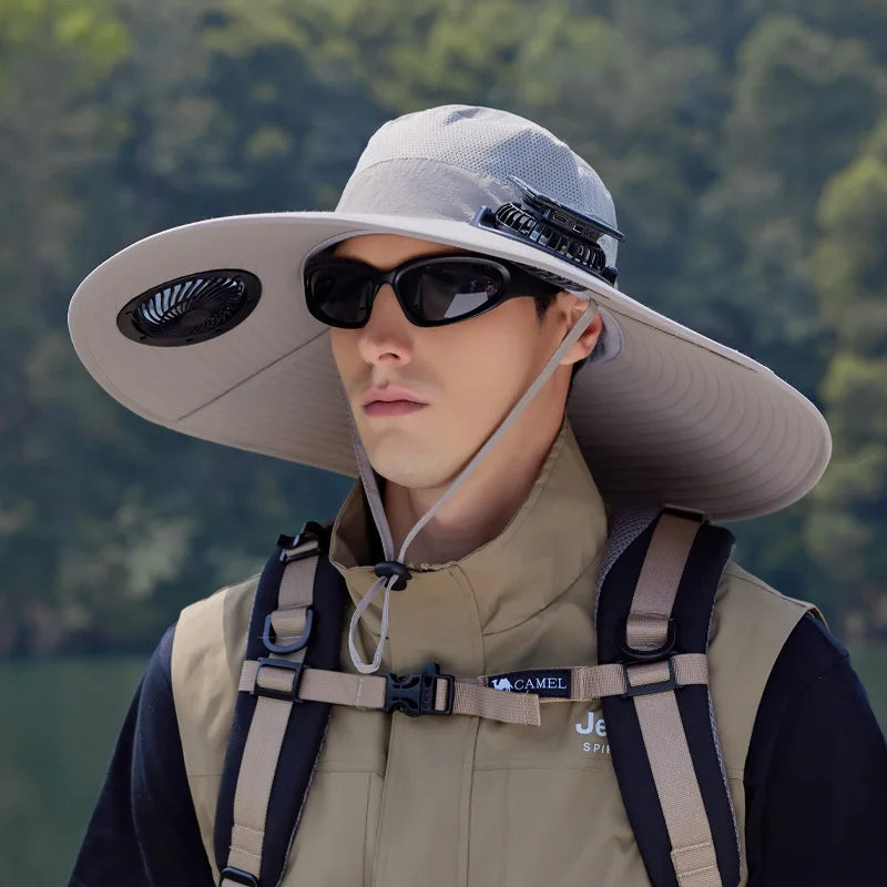 Solar Fan Hat