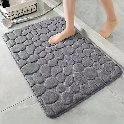 3D Cobblestone Non-Slip Bathroom Mat