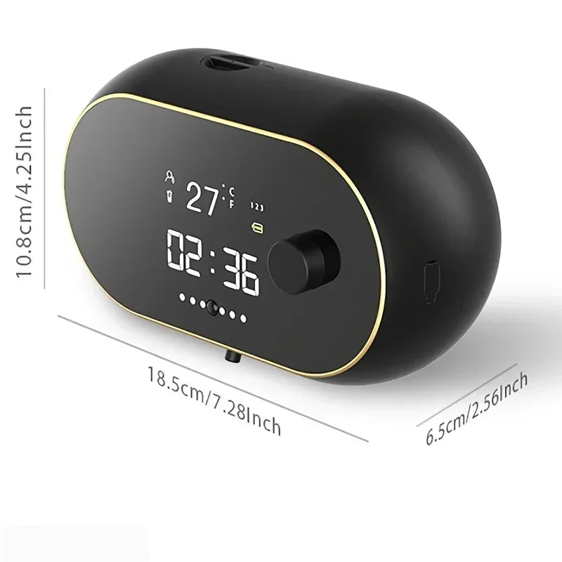 Motion Sensing Soap Dispenser With Time & Temperature Info