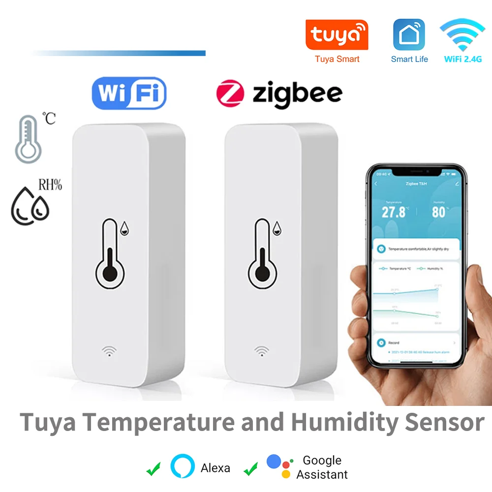 Smart WiFi Temperature & Humidity Sensor