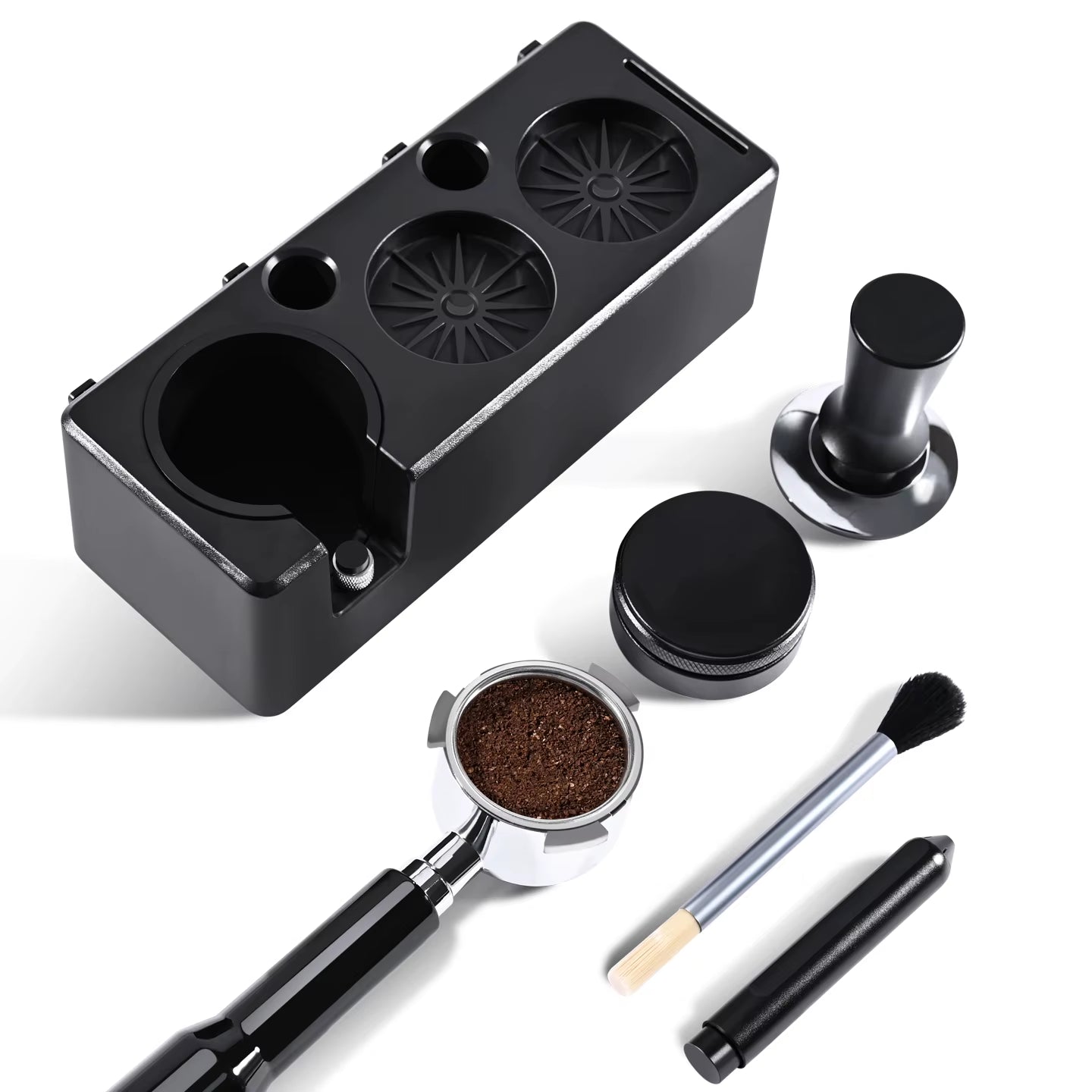 Coffee Tamping Station (Black/White)