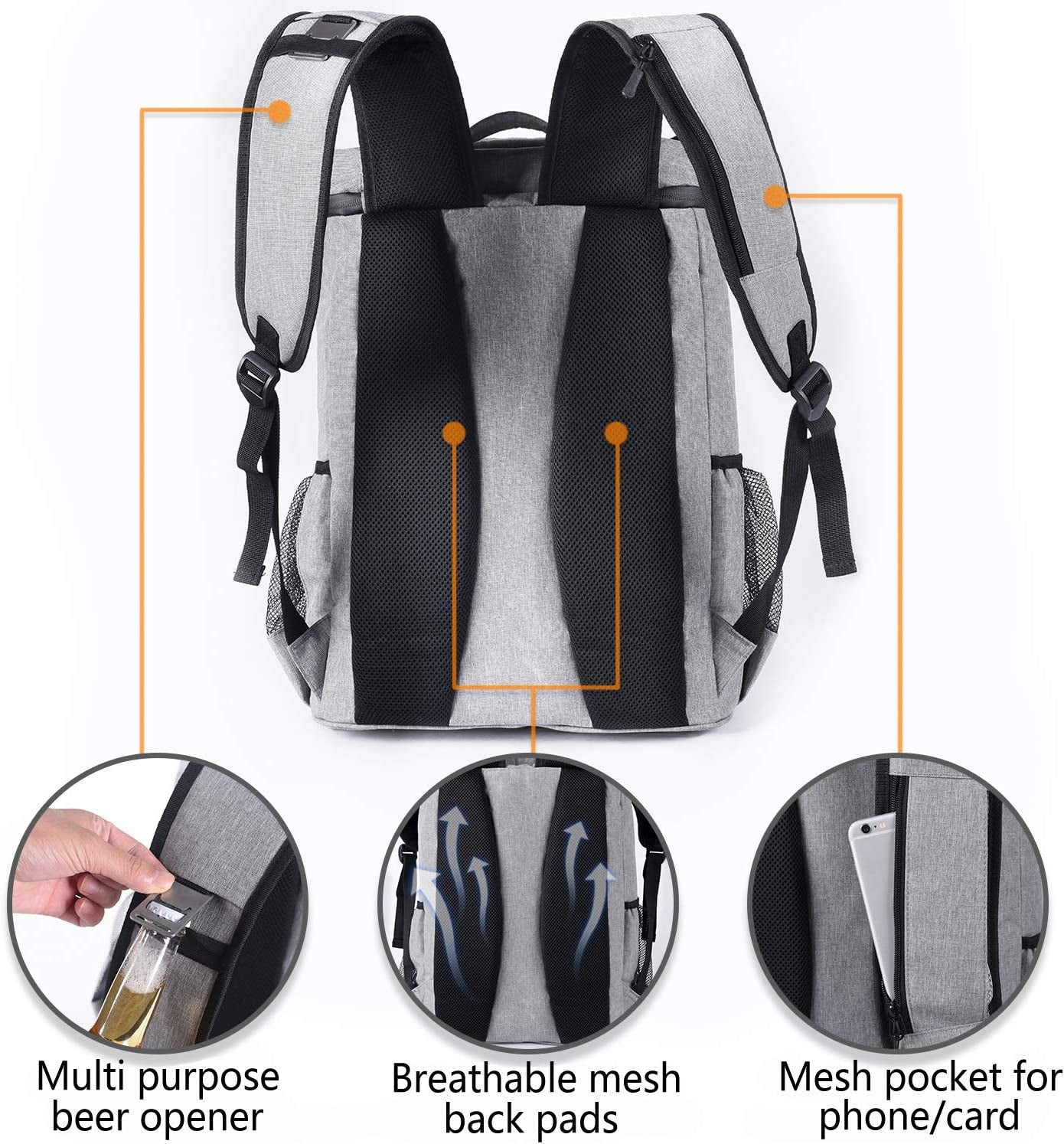 Leakproof Insulated Backpack Cooler