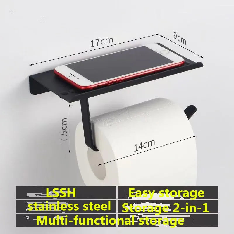 Stainless Steel Bathroom Toilet Paper Holder