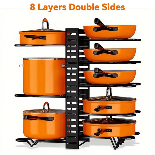 8-Tier Kitchen Cookware Organizer