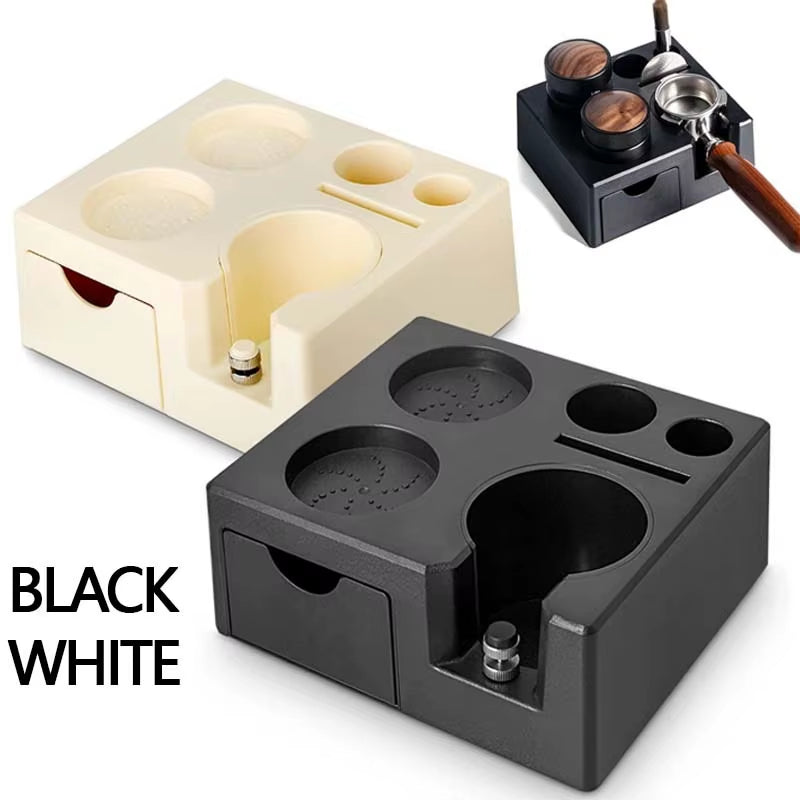 Espresso Tamping Station (Black/White)