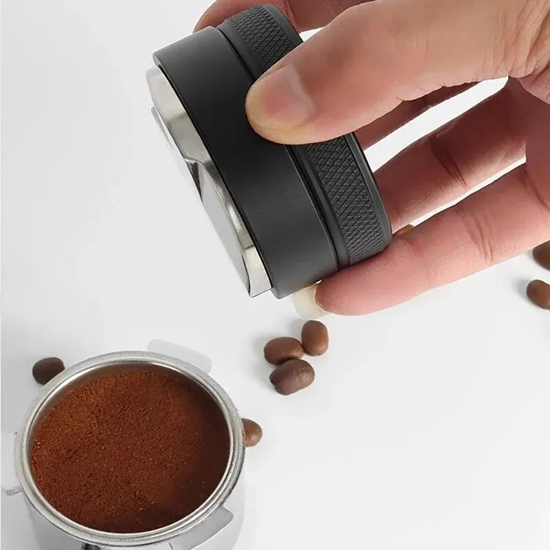 Coffee Distributor Espresso Distribution Tool/Leveler 3 Angled Slopes Adjustable Palm Tamper Fits 51/53/58Mm Portafilter