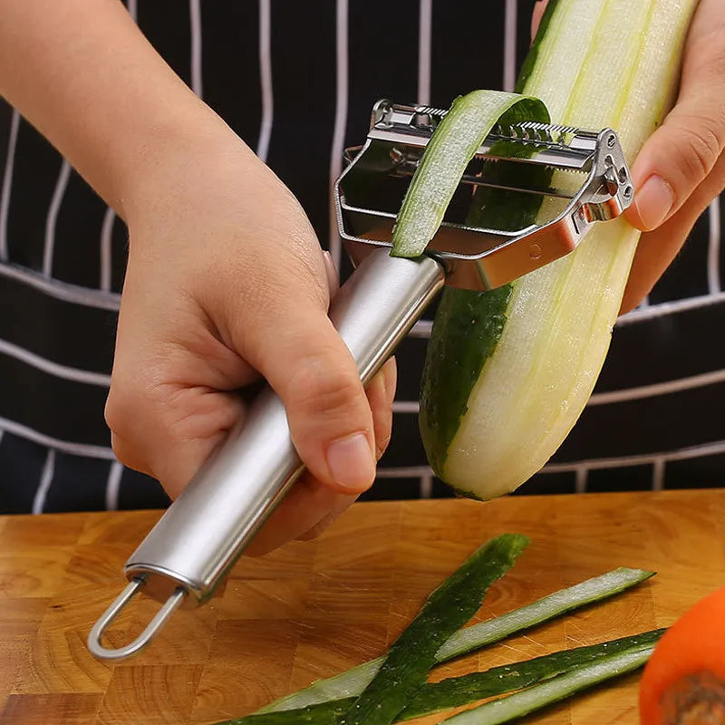 Stainless Steel Multifunctional Vegetable/Fruit Peeler